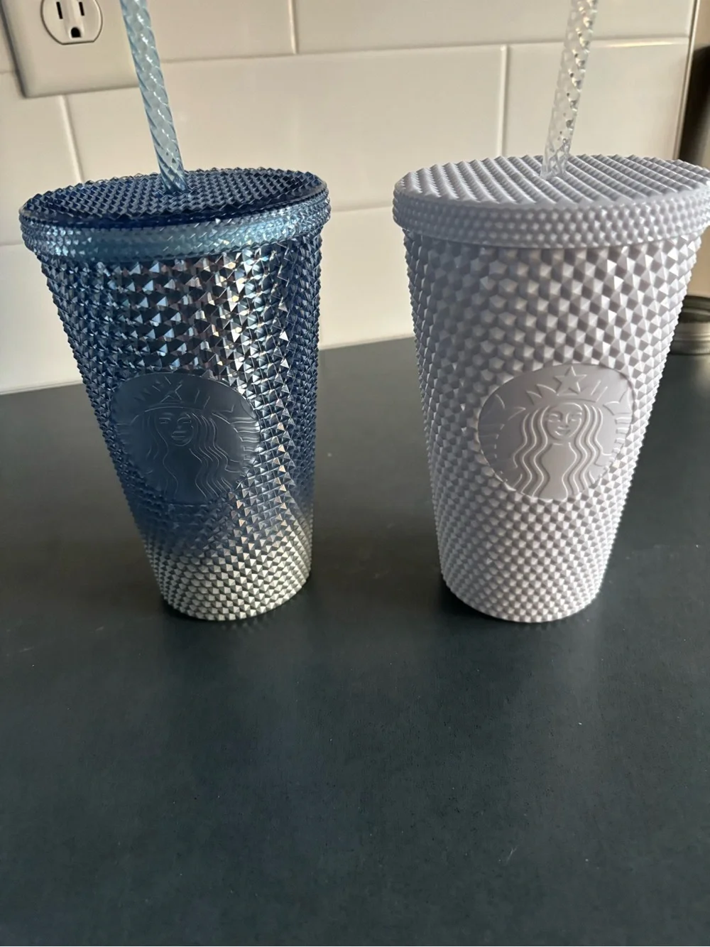 Pair Starbucks 16oz cold tumblers